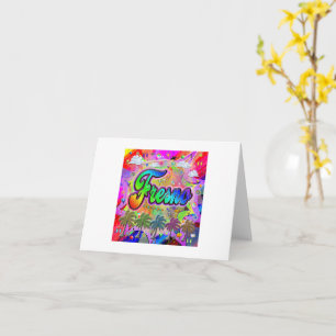Fresno Vista Express Greeting Card