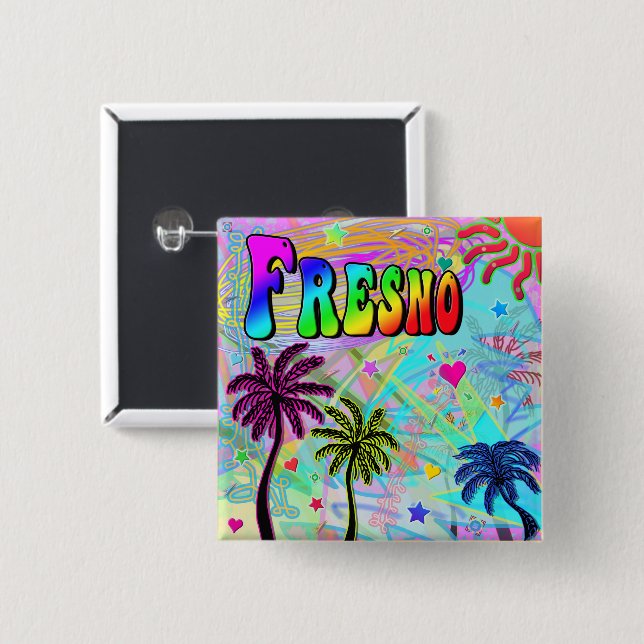 Fresno Vivid Romance Button (Front & Back)
