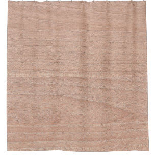 Fresno wood smooth clear texture shower curtain