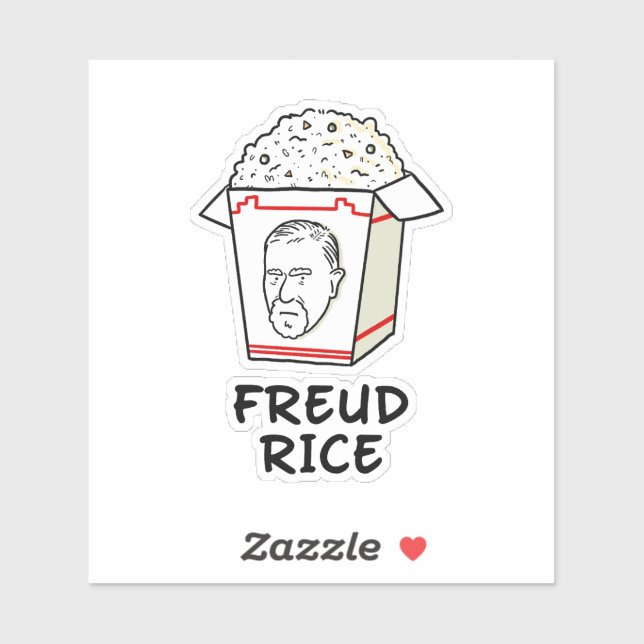 Freud Rice Food Psychology Pun (Sheet)