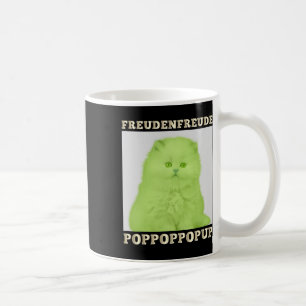 Freudenfreude Poppoppop Up Feline Lover Cat Coffee Mug