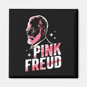 Freudian Pink Twist Freudian Pun Psychology Smart Magnet