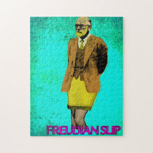 Freudian Slip Grunge Pop Art Meme Jigsaw Puzzle