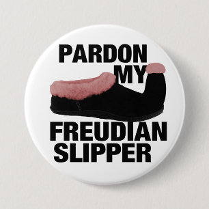 Freudian Slipper button