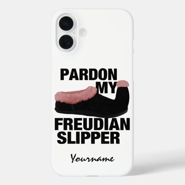 Freudian Slipper custom monogram phone cases (Back)