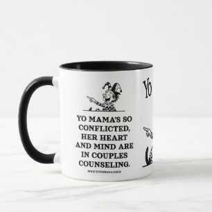 freudian yo mama jokes - Conflicted Mug