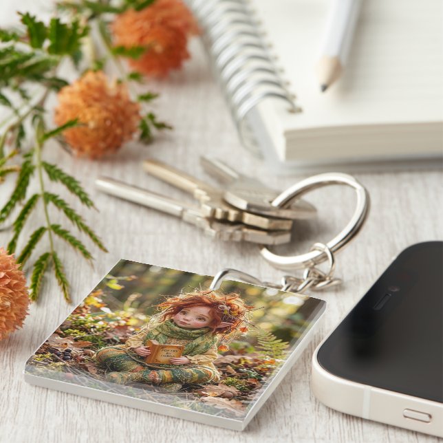 Freya Fall Elf Key Ring (Front Right)