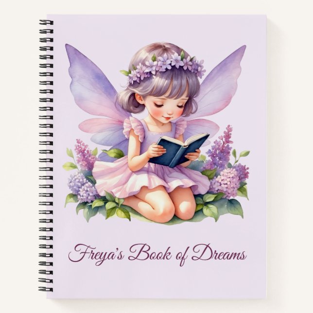 Freya’s Book of Dreams Fairy Notebook (Front)