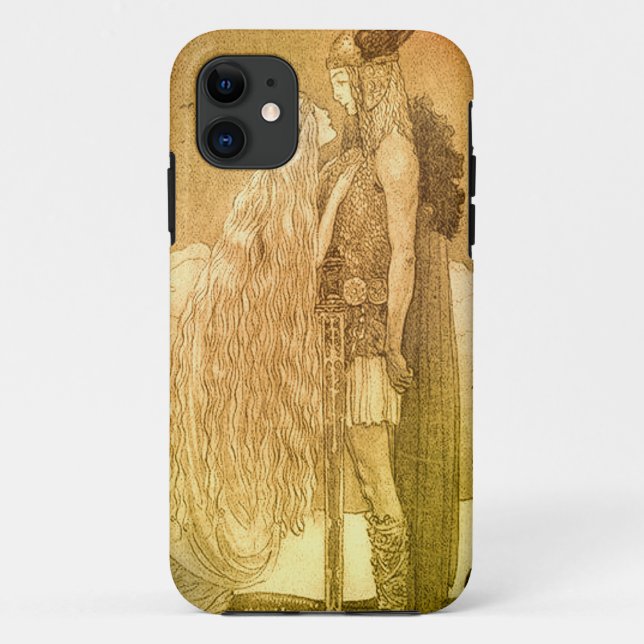 Freyja and Svipdag by John Bauer 1911 Case-Mate iPhone Case (Back)