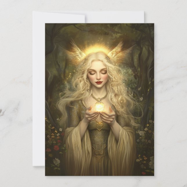 Freyja’s Relationship Guidance Prayer Altar Card (Front)