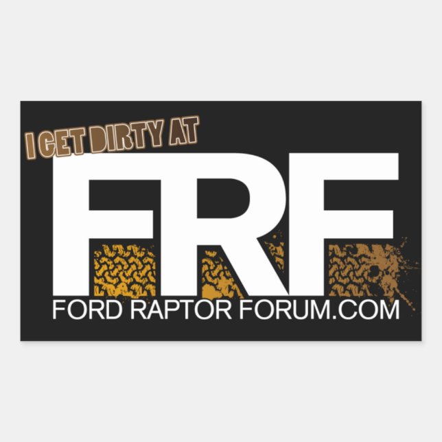 FRF Mud Tread Sticker (Front)