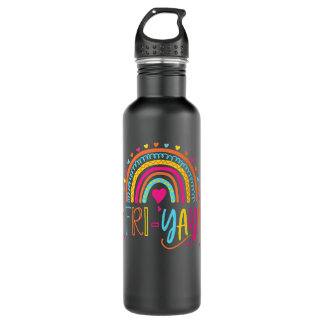 Fri-Yay  Funny Teacher Tees 710 Ml Water Bottle