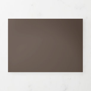 Friar Grey,Fuscous Grey,Granite, Tri-Fold Card
