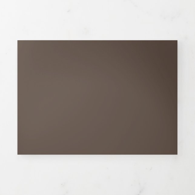 Friar Grey,Fuscous Grey,Granite, Tri-Fold Card (Cover)