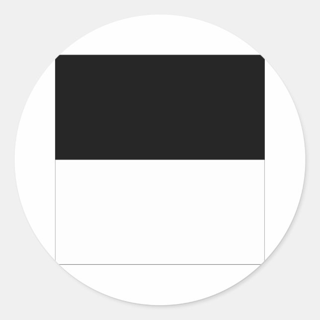 Fribourg Flag Classic Round Sticker (Front)