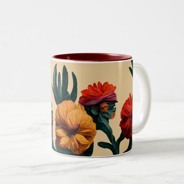 Frida Flower Mug (Front Right)