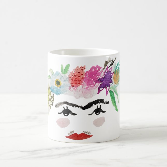 Frida Inspired Coffee Mug (Center)