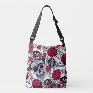 Frida Kahlo  and roses  Crossbody Bag