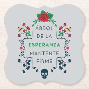 Frida Kahlo   Árbol De La Esperanza Paper Coaster