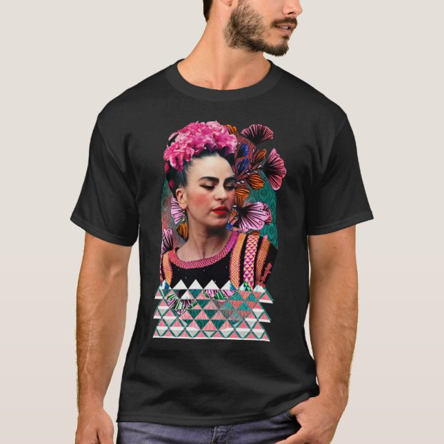 Frida kahlo art flower gift for fans Essential T-S T-Shirt (Front)