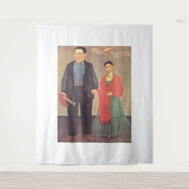 Frida Kahlo art Tapestry (Front)