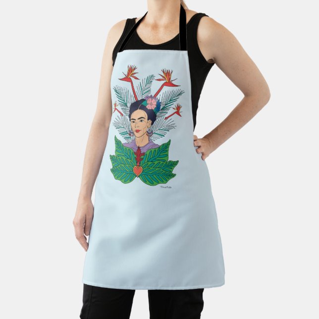 Frida Kahlo | Birds of Paradise Floral Graphic Apron (Insitu)