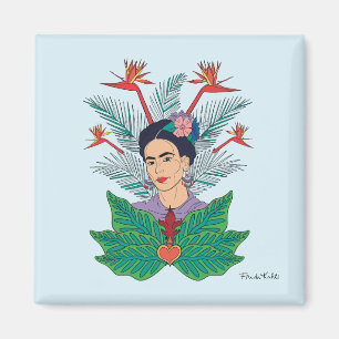 Frida Kahlo   Birds of Paradise Floral Graphic Magnet
