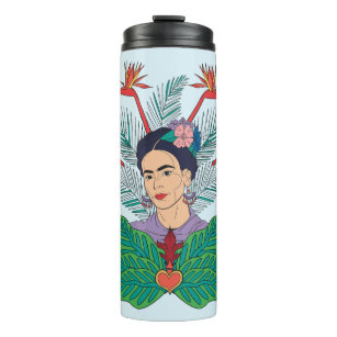 Frida Kahlo   Birds of Paradise Floral Graphic Thermal Tumbler