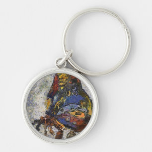Frida Kahlo Butterfly Monet Inspired Key Ring