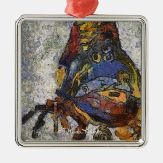 Frida Kahlo Butterfly Monet Inspired Metal Tree Decoration