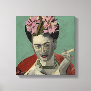 Frida Kahlo by Garcia Villegas Canvas Print