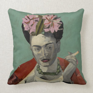 Frida Kahlo by Garcia Villegas Cushion