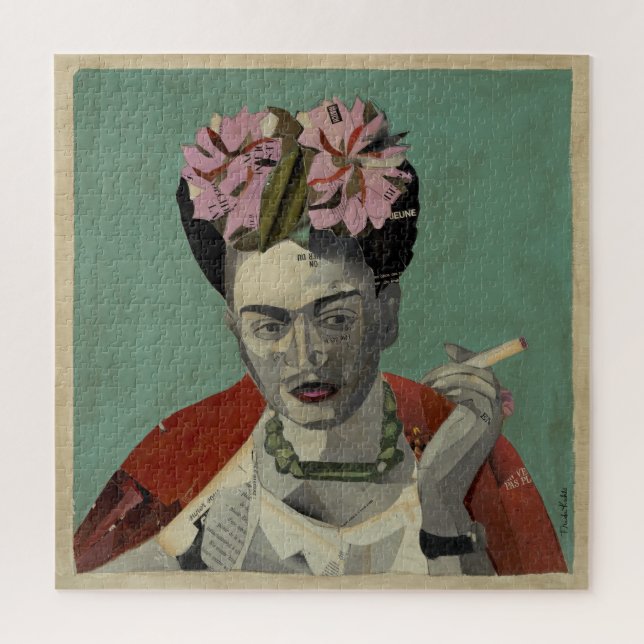 Frida Kahlo by Garcia Villegas Jigsaw Puzzle (Vertical)