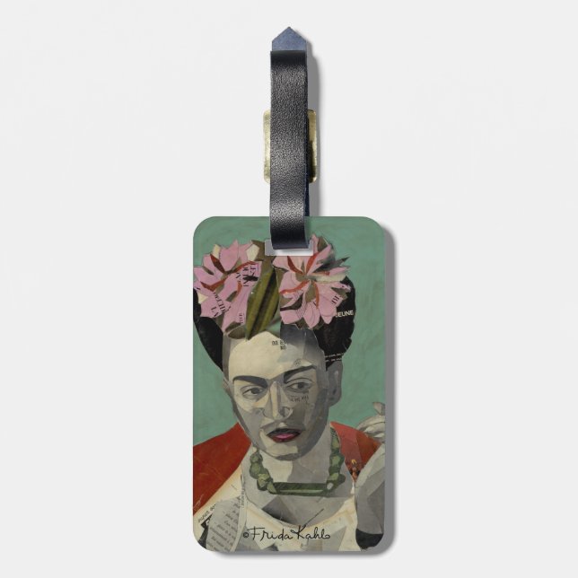 Frida Kahlo by Garcia Villegas Luggage Tag (Back Vertical)