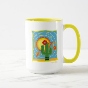 Frida Kahlo Cactus Graphic Mug