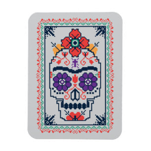 Frida Kahlo Calavera Magnet