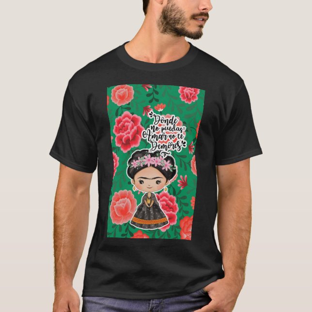 Frida Kahlo Cartoon Phone Case cool iPhone C T-Shirt (Front)