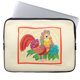 Frida Kahlo Chicken Graphic Laptop Sleeve