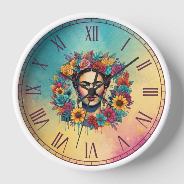Frida Kahlo Clock (Front)