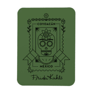 Frida Kahlo   Coyoacán Magnet