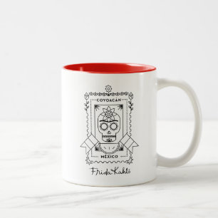 Frida Kahlo   Coyoacán Two-Tone Coffee Mug