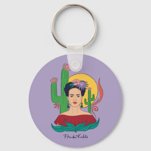 Frida Kahlo Desert Graphic Key Ring