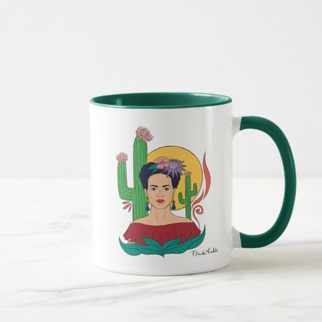 Frida Kahlo Desert Graphic Mug (Right)