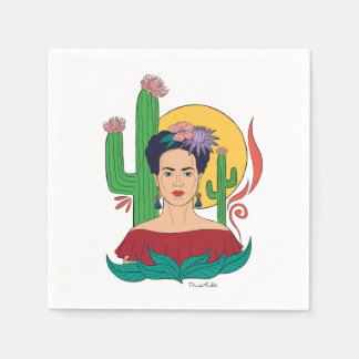 Frida Kahlo Desert Graphic Napkin