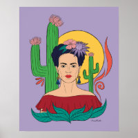 Frida Kahlo Desert Graphic