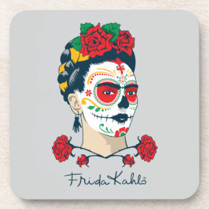 Frida Kahlo   El Día de los Muertos Coaster