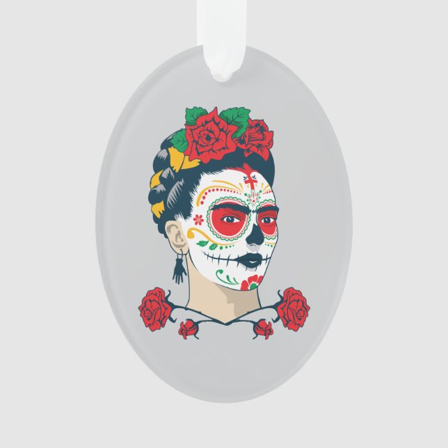 Frida Kahlo | El Día de los Muertos Ornament (Front)