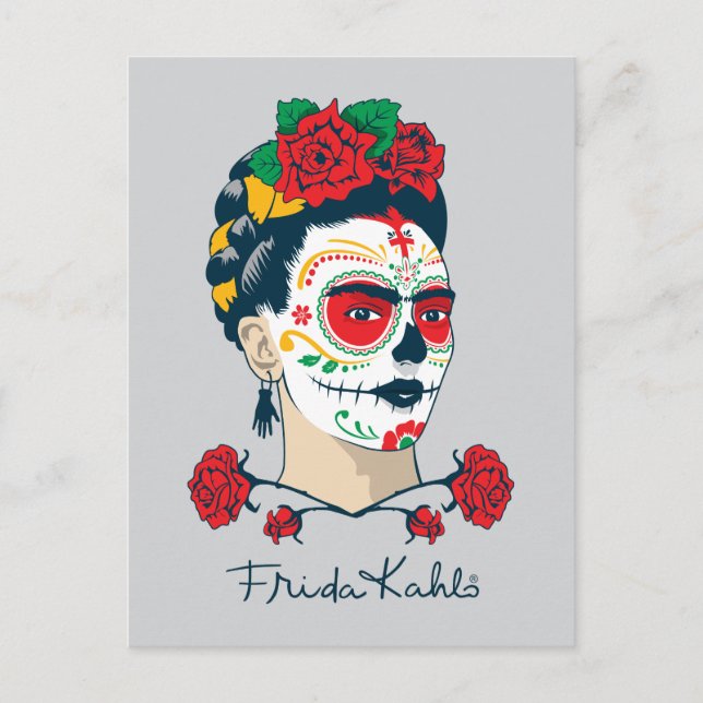 Frida Kahlo | El Día de los Muertos Postcard (Front)