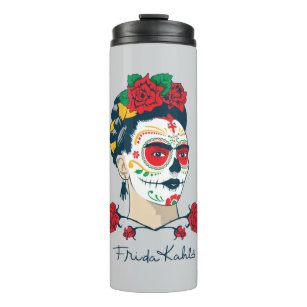 Frida Kahlo   El Día de los Muertos Thermal Tumbler