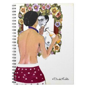 Frida Kahlo en el Espejo Portrait Notebook